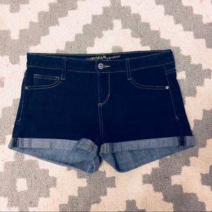 Women’s dark denim jean Shorts